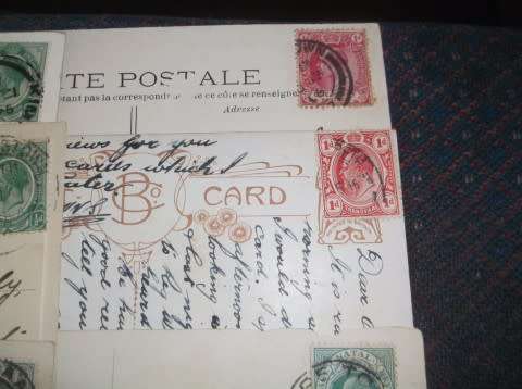 POSTCARDS / STAMPS : SA KINGS HEADS /TRANSVAAL/ NATAL / CAPE OF GOOD HOPE